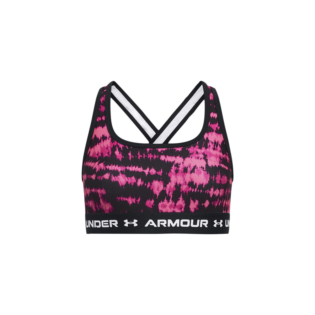 UNDER ARMOUR - Sostén deportivo Mid UA para niña Morado UNDER ARMOUR