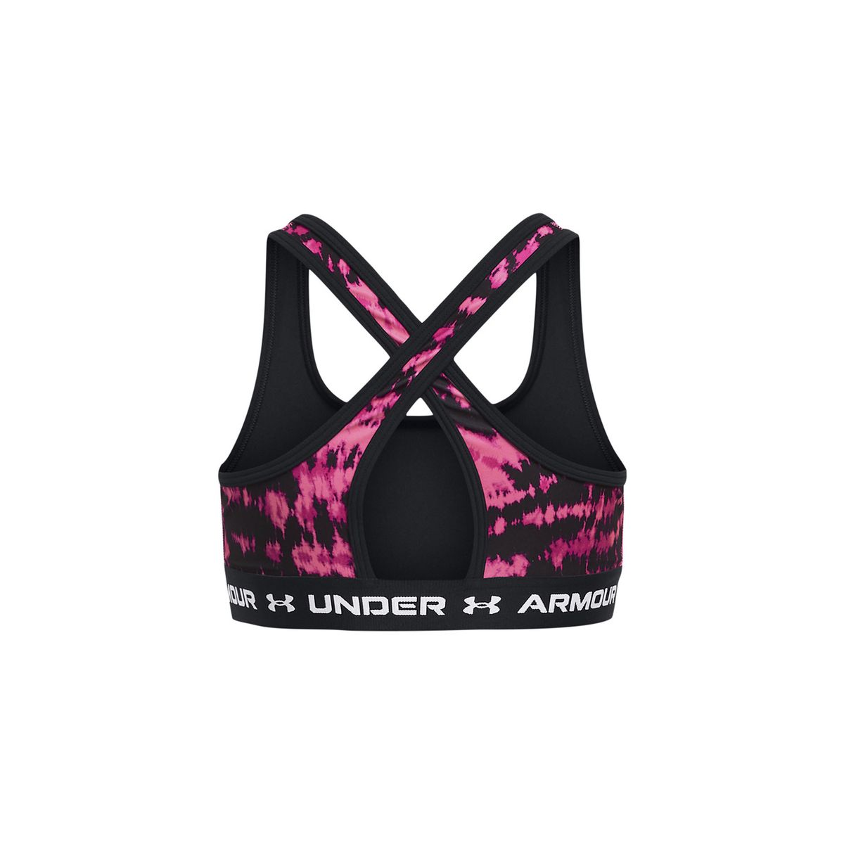 UNDER ARMOUR - Sostén deportivo Mid UA para niña Morado UNDER ARMOUR