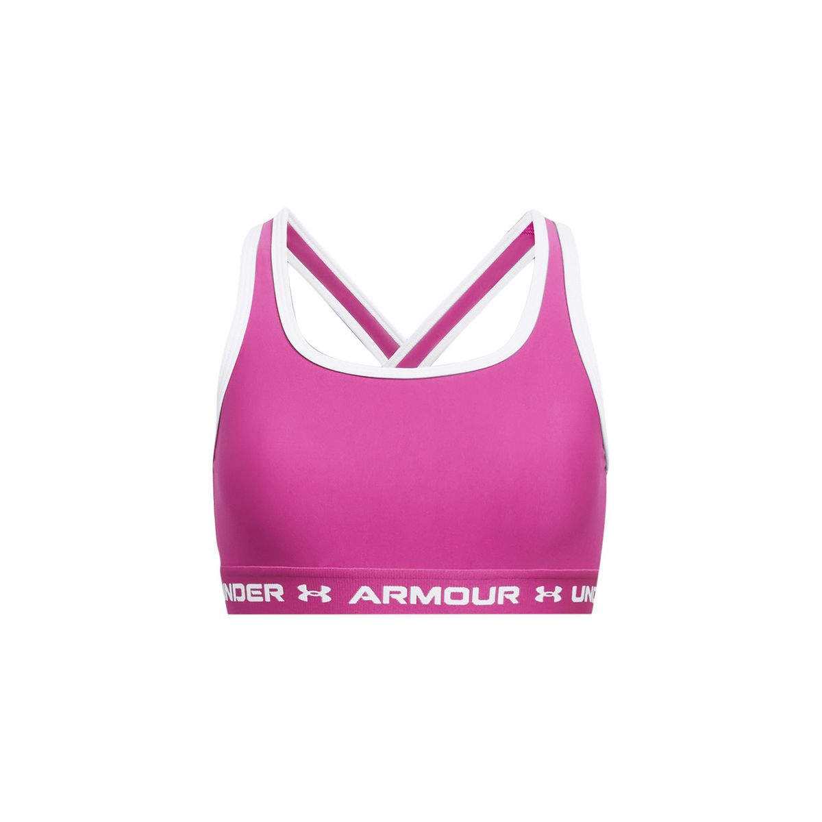 UNDER ARMOUR - Sostén deport UA Crossback Mid niña Morado UNDER ARMOUR