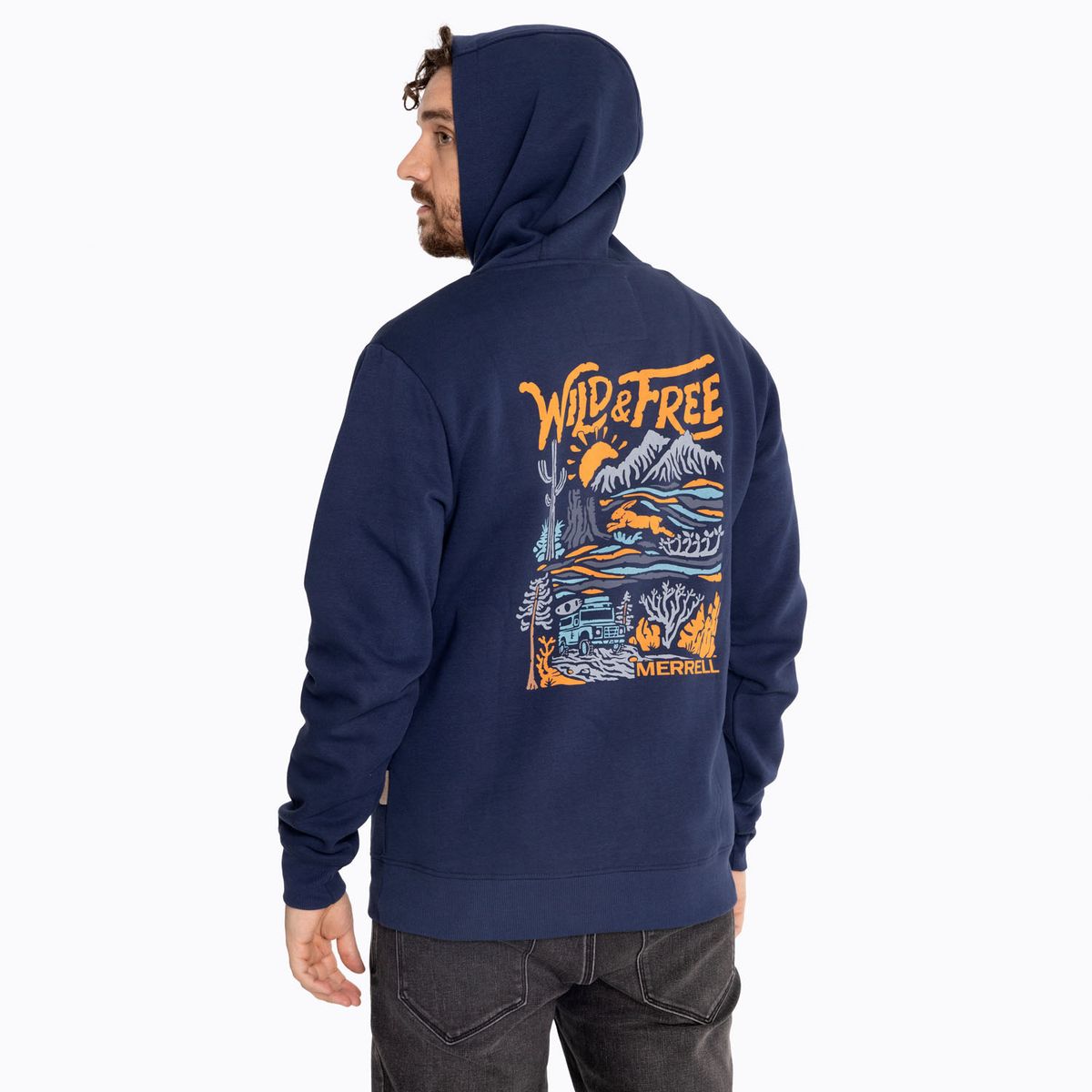 MERRELL - Polerón Hombre Monts Azul MERRELL