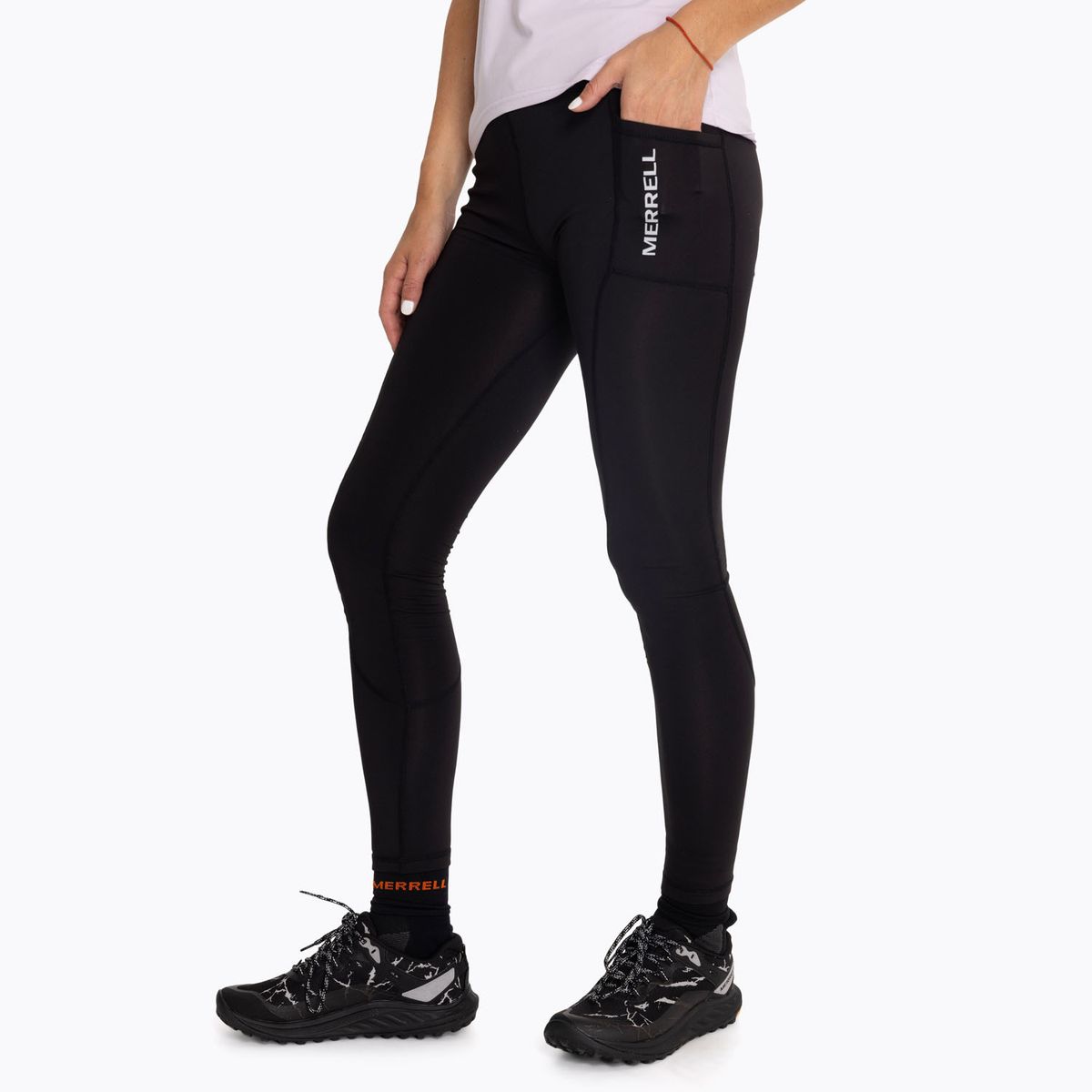 MERRELL - Primera Capa Mujer Bottom Fleece Negro MERRELL