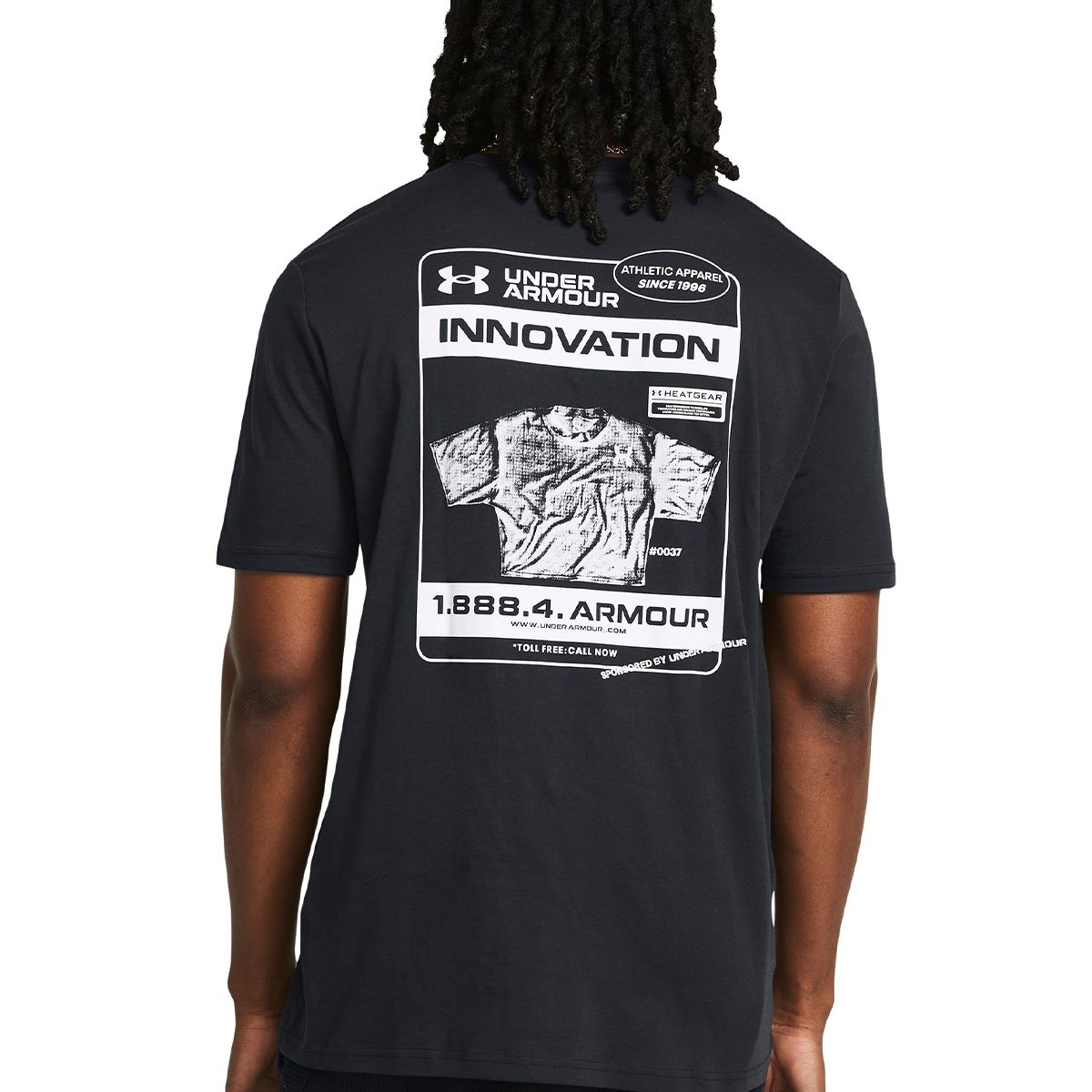 UNDER ARMOUR - Polera Innovation Advert Hombre Negro UNDER ARMOUR