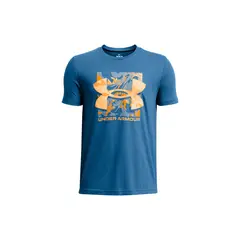 UNDER ARMOUR - Polera Manga Corta UA Box para Niño Azul