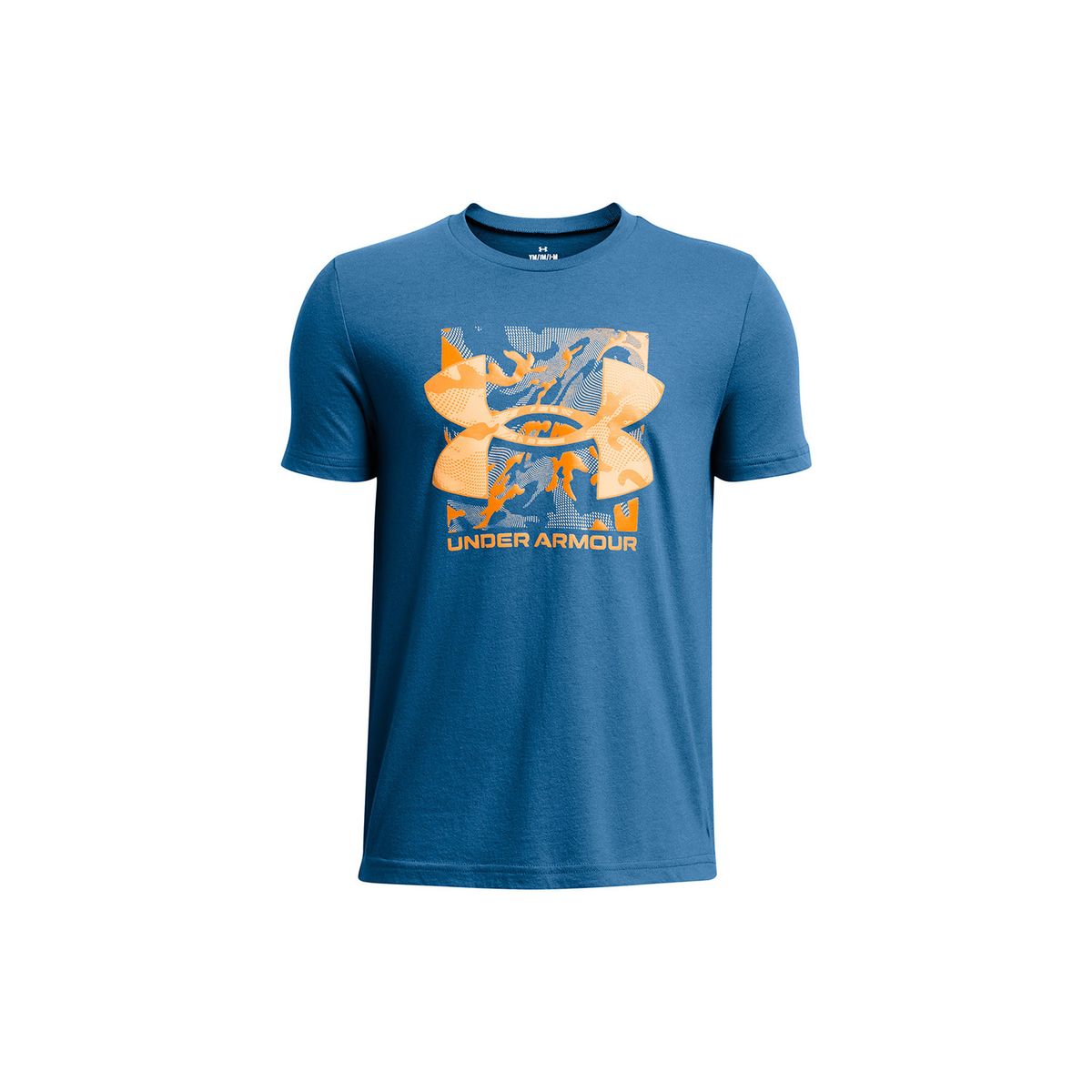 UNDER ARMOUR - Polera Manga Corta UA Box para Niño Azul UNDER ARMOUR