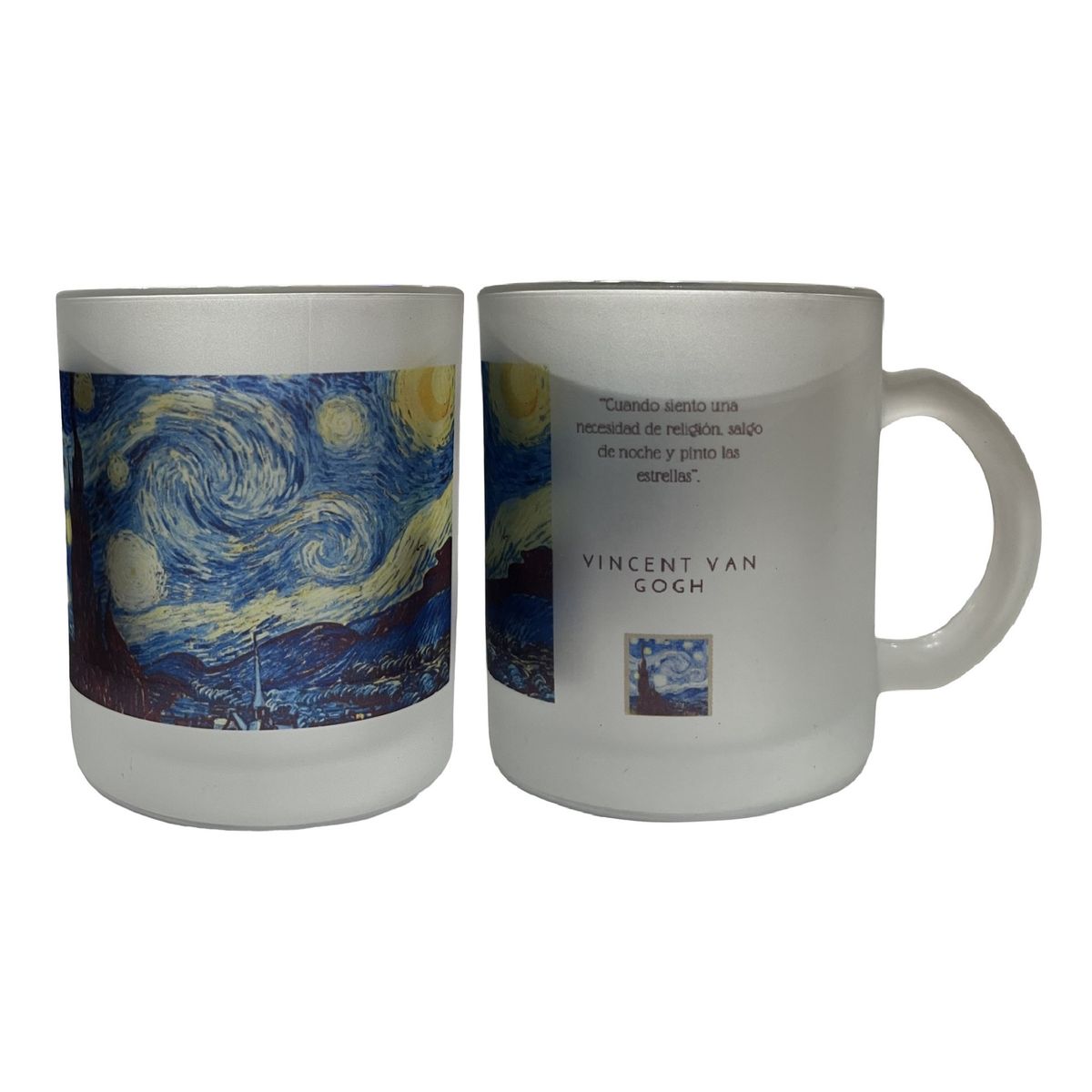 GENERICO - Hermoso Tazón Mug Empavonado - La noche estrellada - Vincent Van Gogh