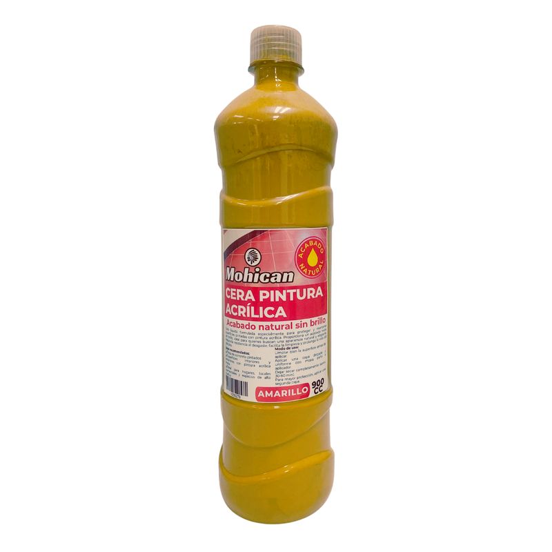 MOHICAN - CERA PINTURA 900 CC MOHICAN AMARILLA