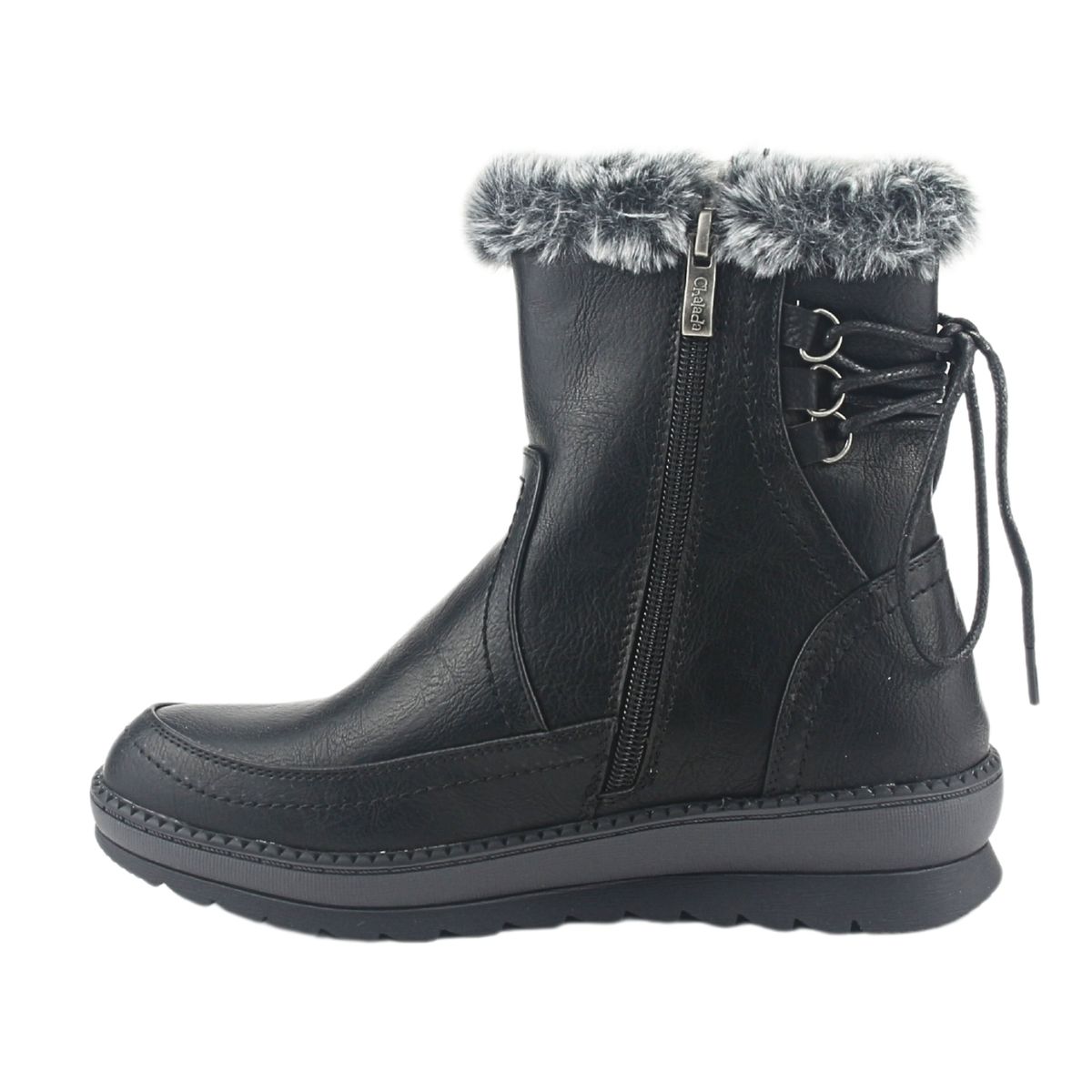 CHALADA - Botin Mujer Negro Casual Chalada Winter-12