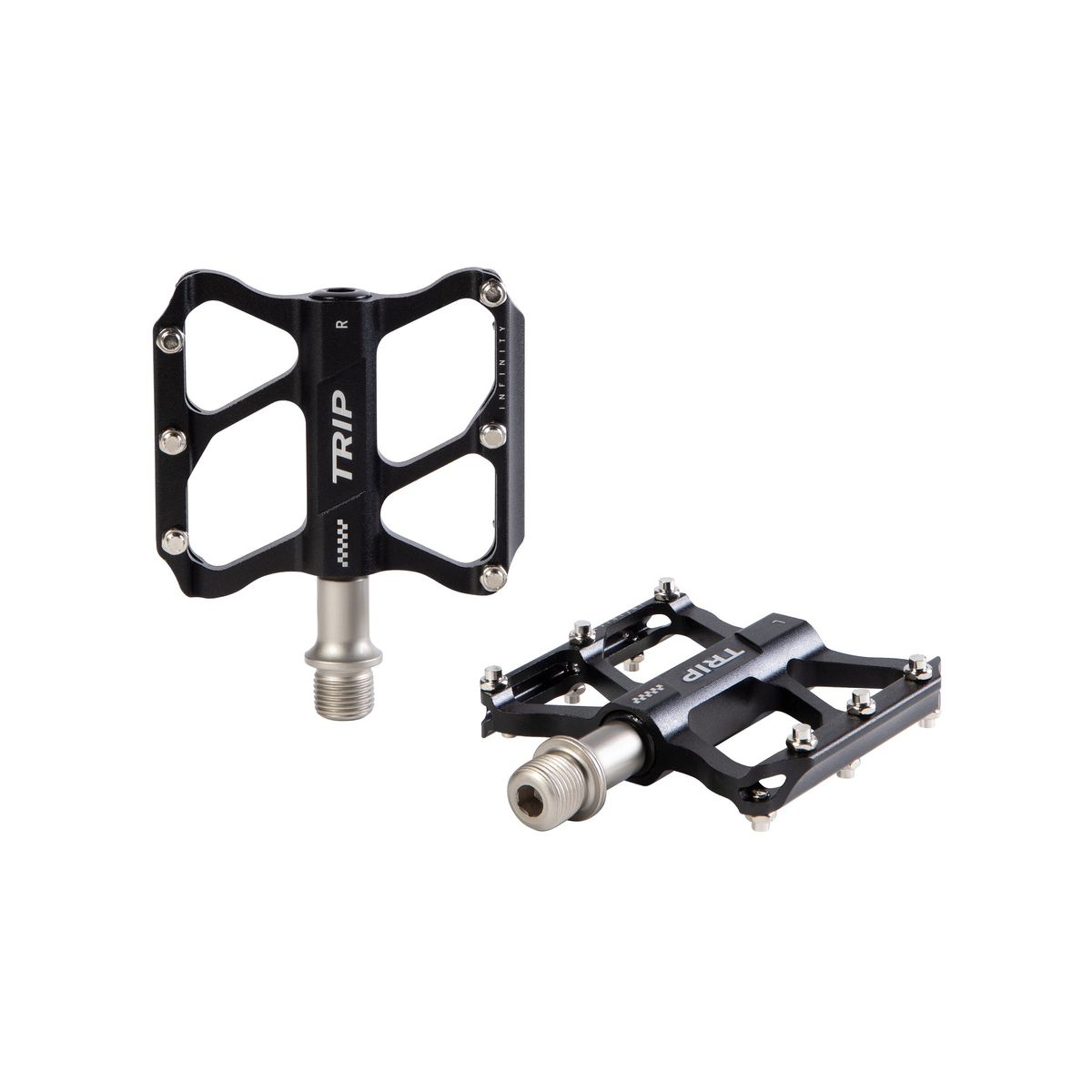 TRIP - PEDAL TRIP INFINITY BLACK ALUMINIO