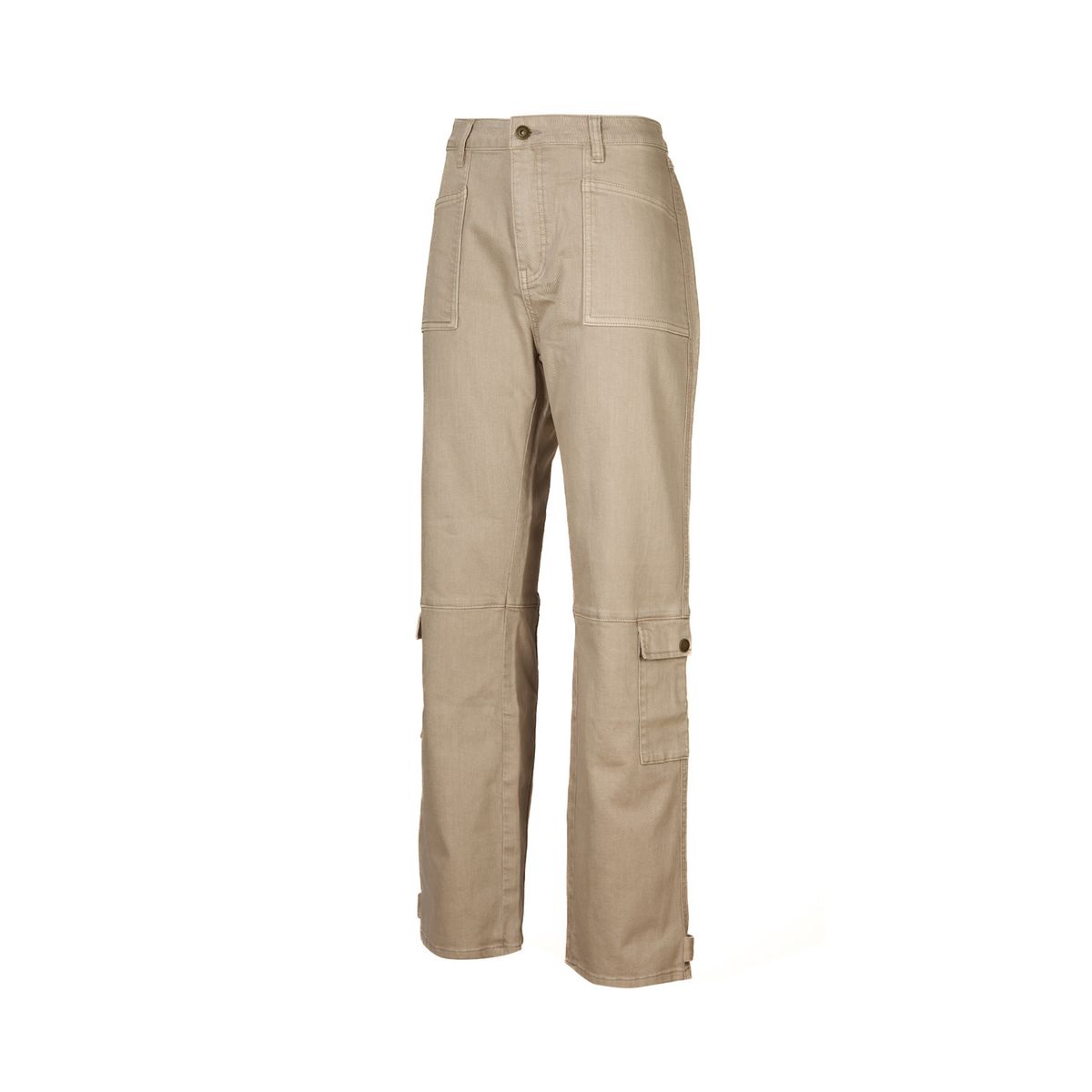 ROCKFORD - Pantalón Algodón Orgánico Mujer Noa Beige ROCKFORD