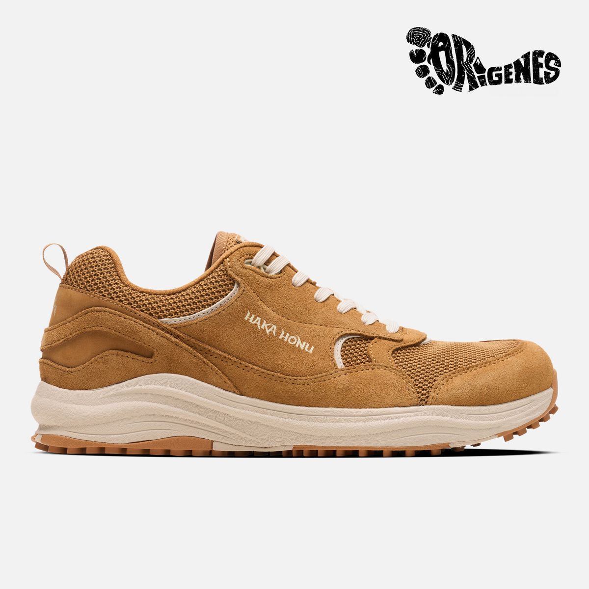 HAKA HONU - Zapatilla Hombre Huella Mostaza Haka Honu