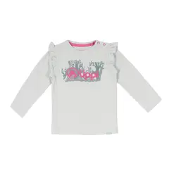 LIPPI - Polera Baby Girl Blossom Long-Sleeve T-Shirt Verde Agua