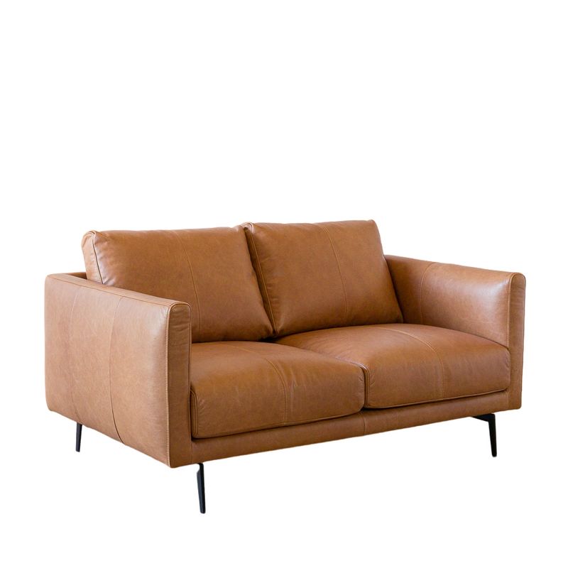 AMOBLE - Sofa Ferrer Camel 202 Amoblé