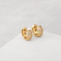 Aros argollas BENAZIR con microcristales