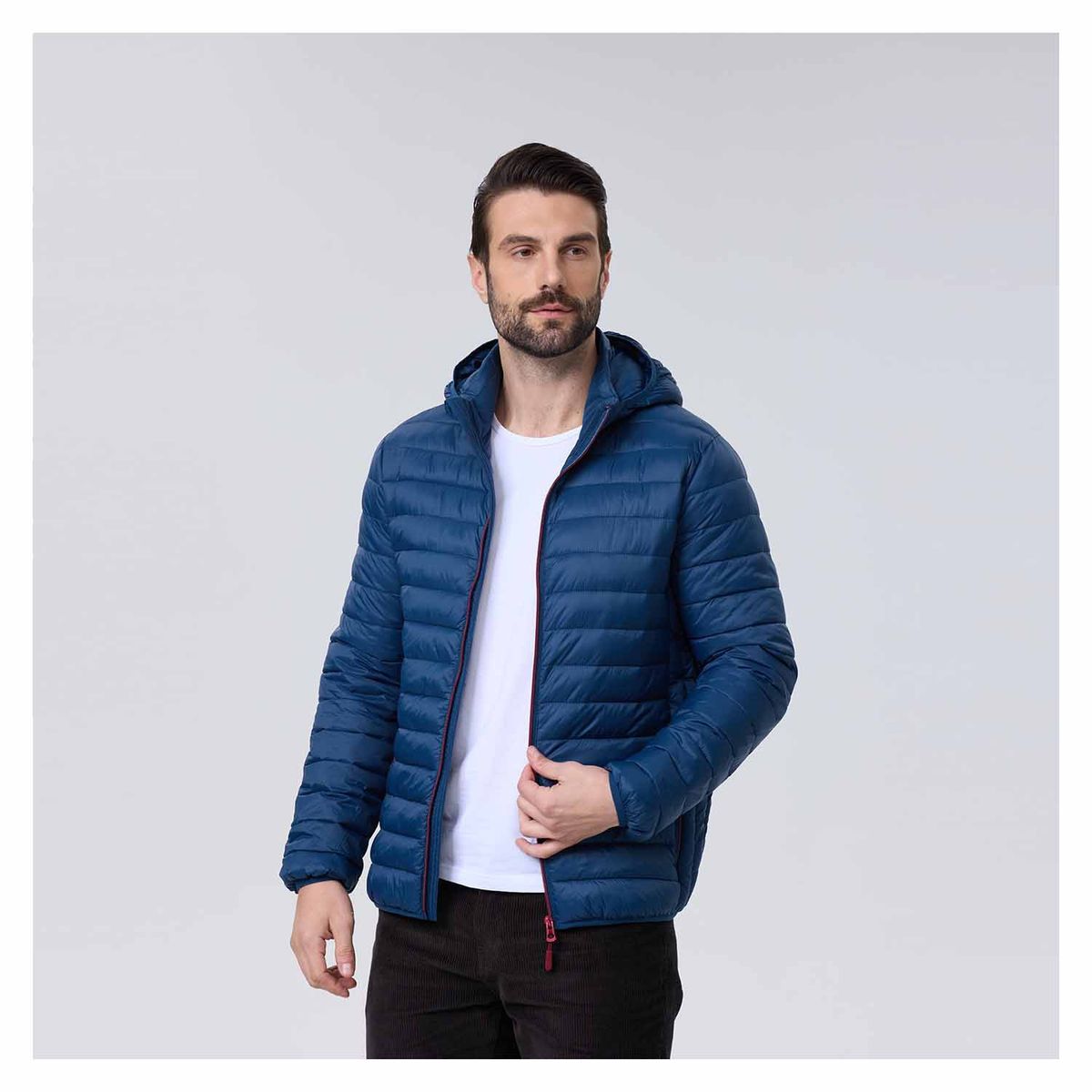FASHION'S PARK - Parka Hombre Azul Petroleo Fashions Park