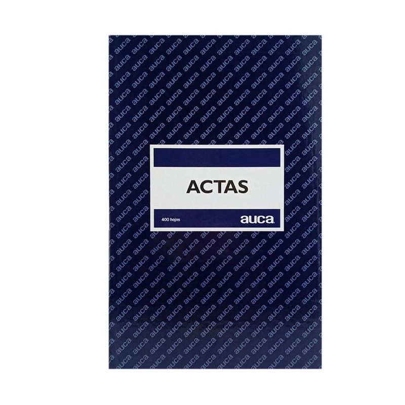 AUCA - Libro de actas 400 hojas