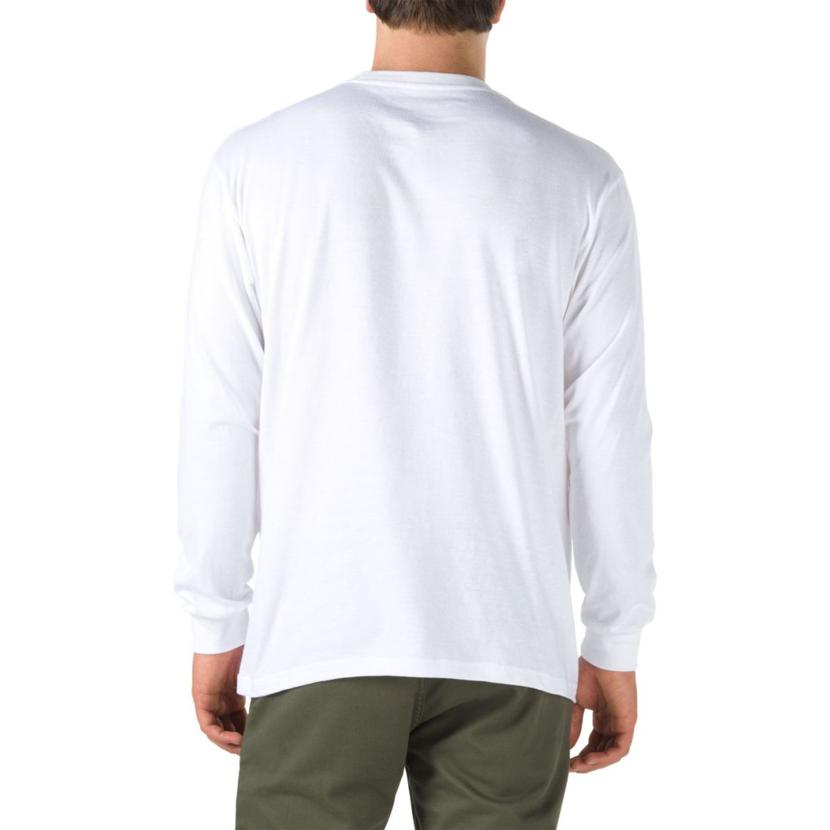 VANS - Polera M/C Hombre MN CLASSIC LS Blanca VANS