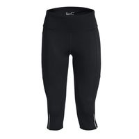 Leggings UA Launch para mujer Negro