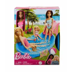 MATTEL - HRJ74 BARBIE SET DE JUEGO ALBERCA GLAM CON MUÑECA