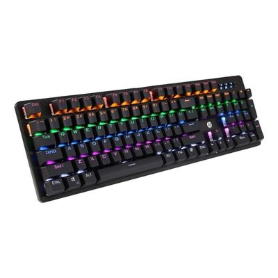 Imagen 2 del producto Teclado Gk100 Qwerty Español Color Negro Con Luz Rgb