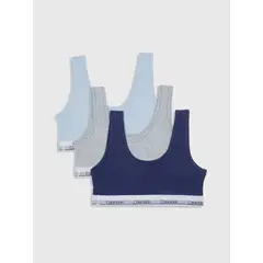 CALVIN KLEIN - Pack 3 Bralettes Niña Modern Cotton Multicolor
