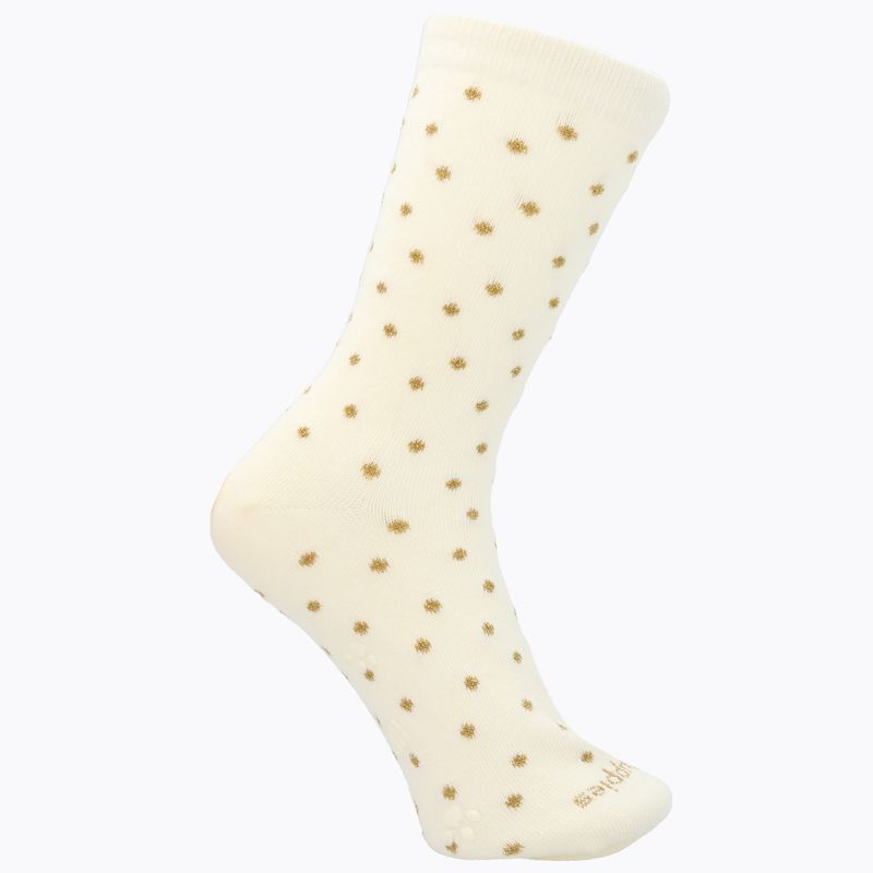HUSH PUPPIES - Calcetín Algodón Niña Lurex Dots Beige HUSH PUPPIES
