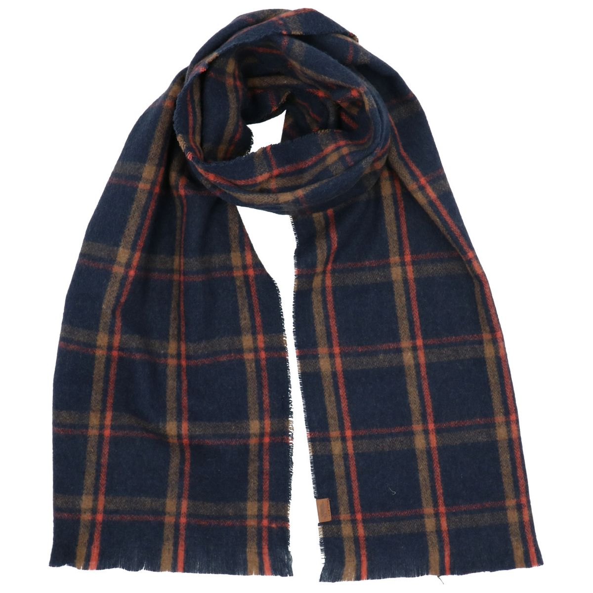 ROCKFORD - Bufanda Fibras Recicladas Hombre Scott Azul ROCKFORD