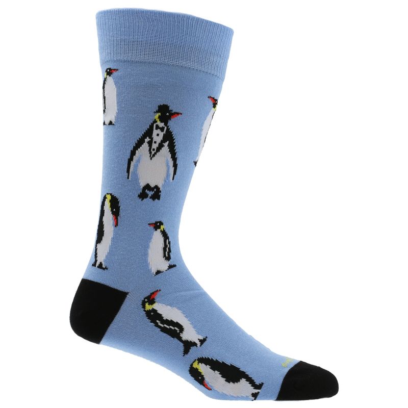 HUSH PUPPIES - Calcetín Algodón Hombre Penguin Celeste HUSH PUPPIES