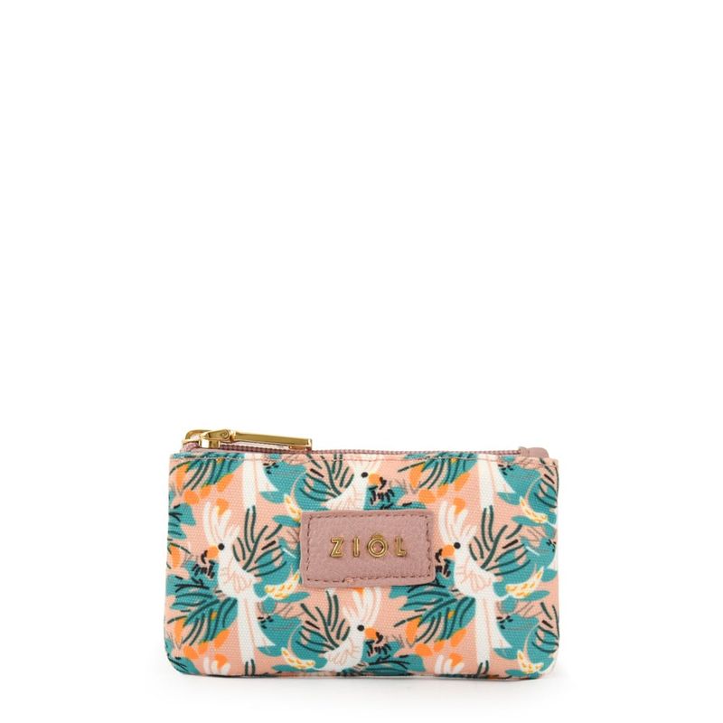 ZIOL - Monedero rectangular pequeña birdi rosa viejo