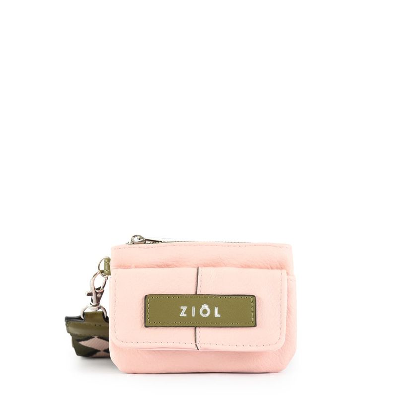 ZIOL - Monedero rectangular pequeña turin rosado claro