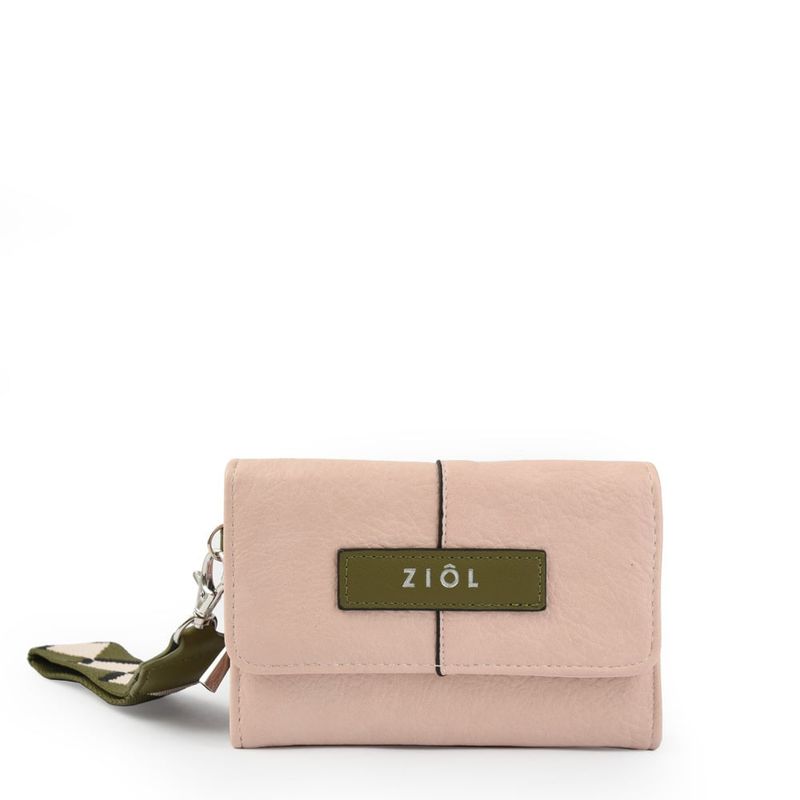 ZIOL - Billetera acordeon mediana turin rosado claro