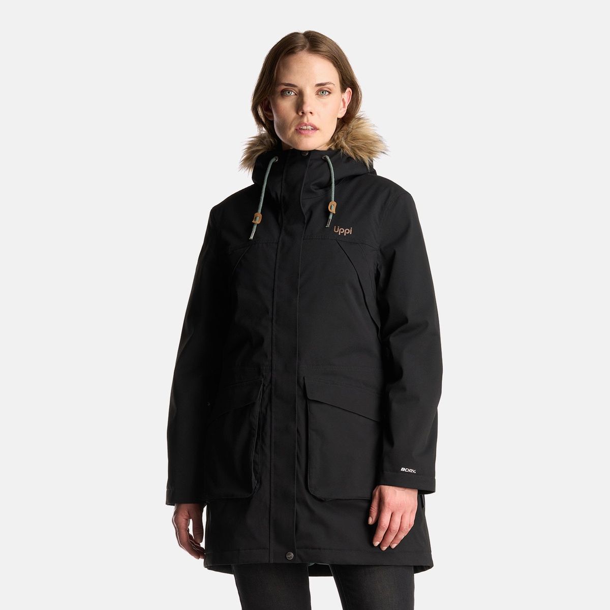 LIPPI - Chaqueta Mujer Day Break B-Dry Jacket Negro Negro Lippi