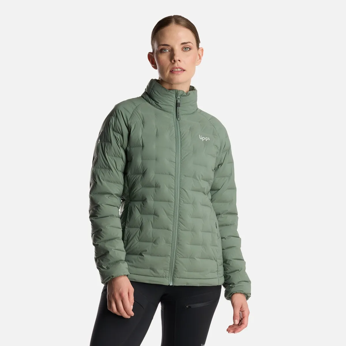 LIPPI - Chaqueta Mujer Ultimate Stretch Down Jacket Verde Musgo Lippi