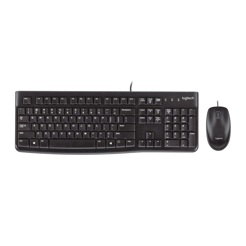 LOGITECH - Kit Teclado y Mouse Logitech MK120 - Español