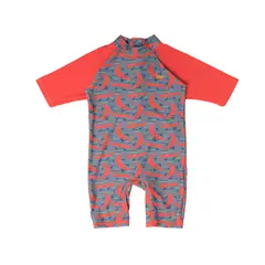 LIPPI - Traje de Baño Baby Boy Sun Pro Swimsuit Print Naranjo