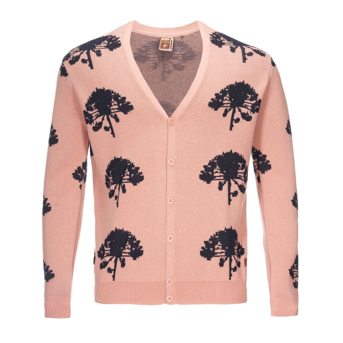 HAKA HONU - Poleron Hombre El Gualalo Rosado Haka Honu