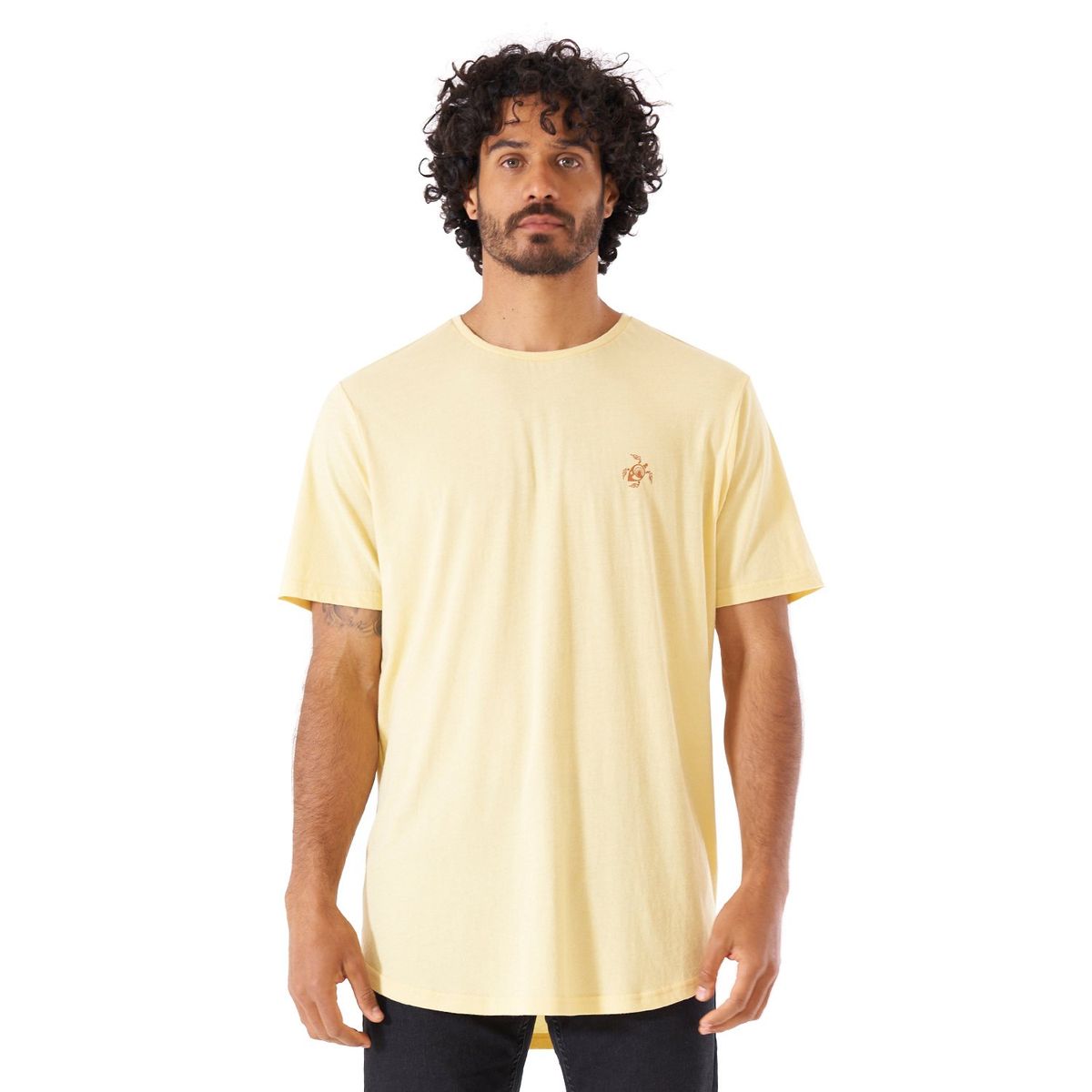 HAKA HONU - Polera Hombre Polo Amarillo Haka Honu
