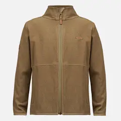 LIPPI - Poleron Niña Stripes Nano-F Full Zip Oliva