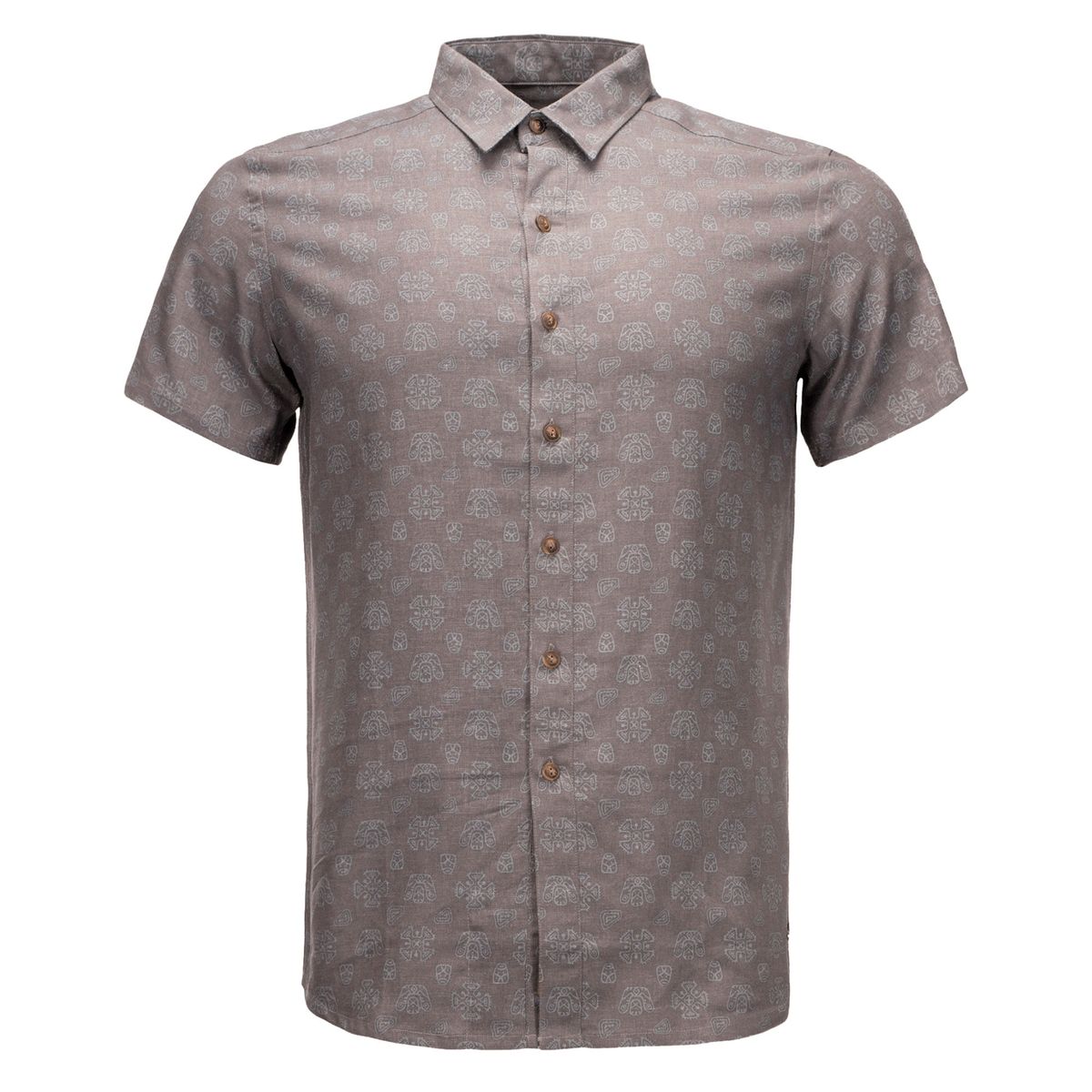 LIPPI - Camisa Hombre One Way Short Sleeve Shirt Print Azul Lippi