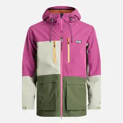 HAKA HONU - Chaqueta Hombre Viento Blanco Morado
