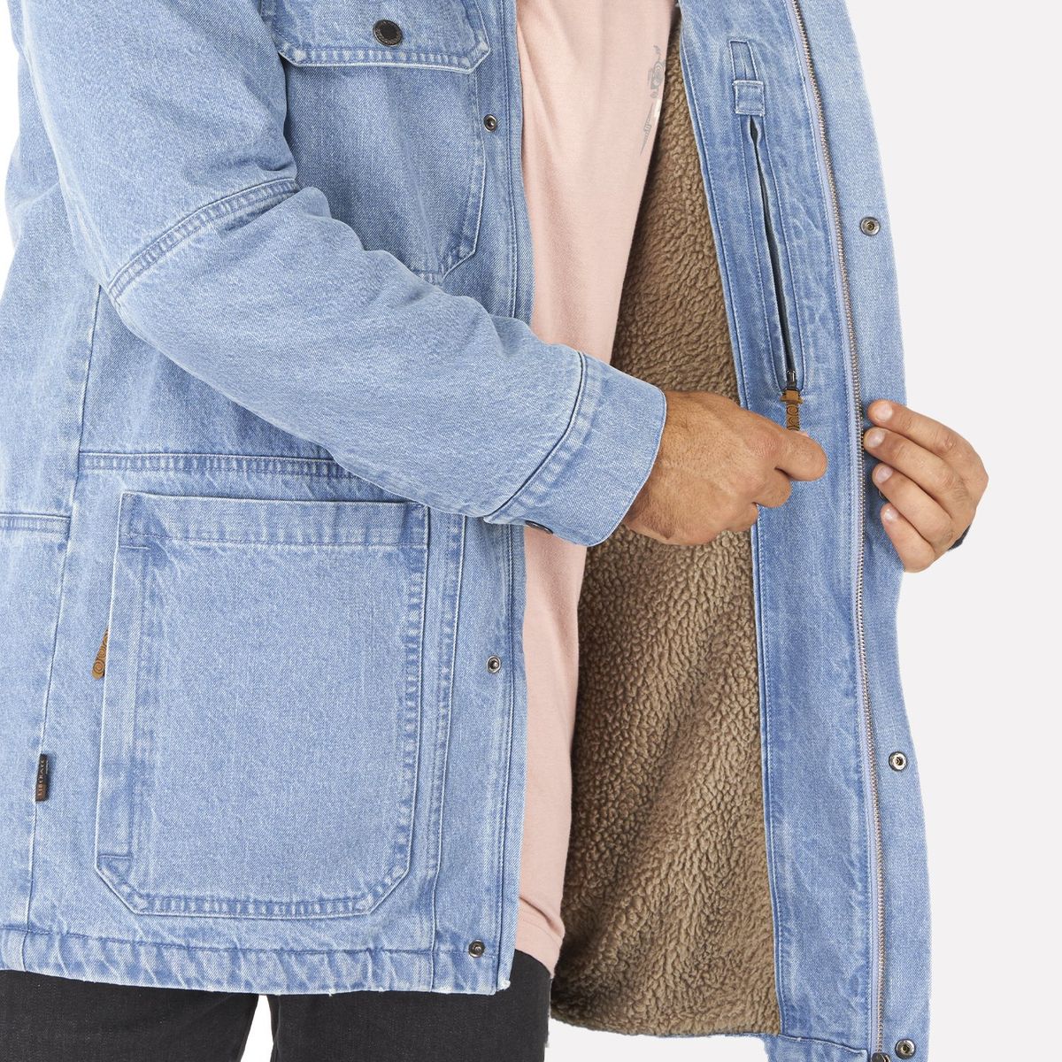 HAKA HONU - Chaqueta Hombre Joplin Celeste Haka Honu