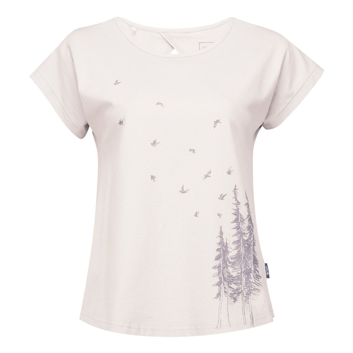 LIPPI - Polera Mujer Essential UV-Stop T-Shirt Gris Claro Lippi