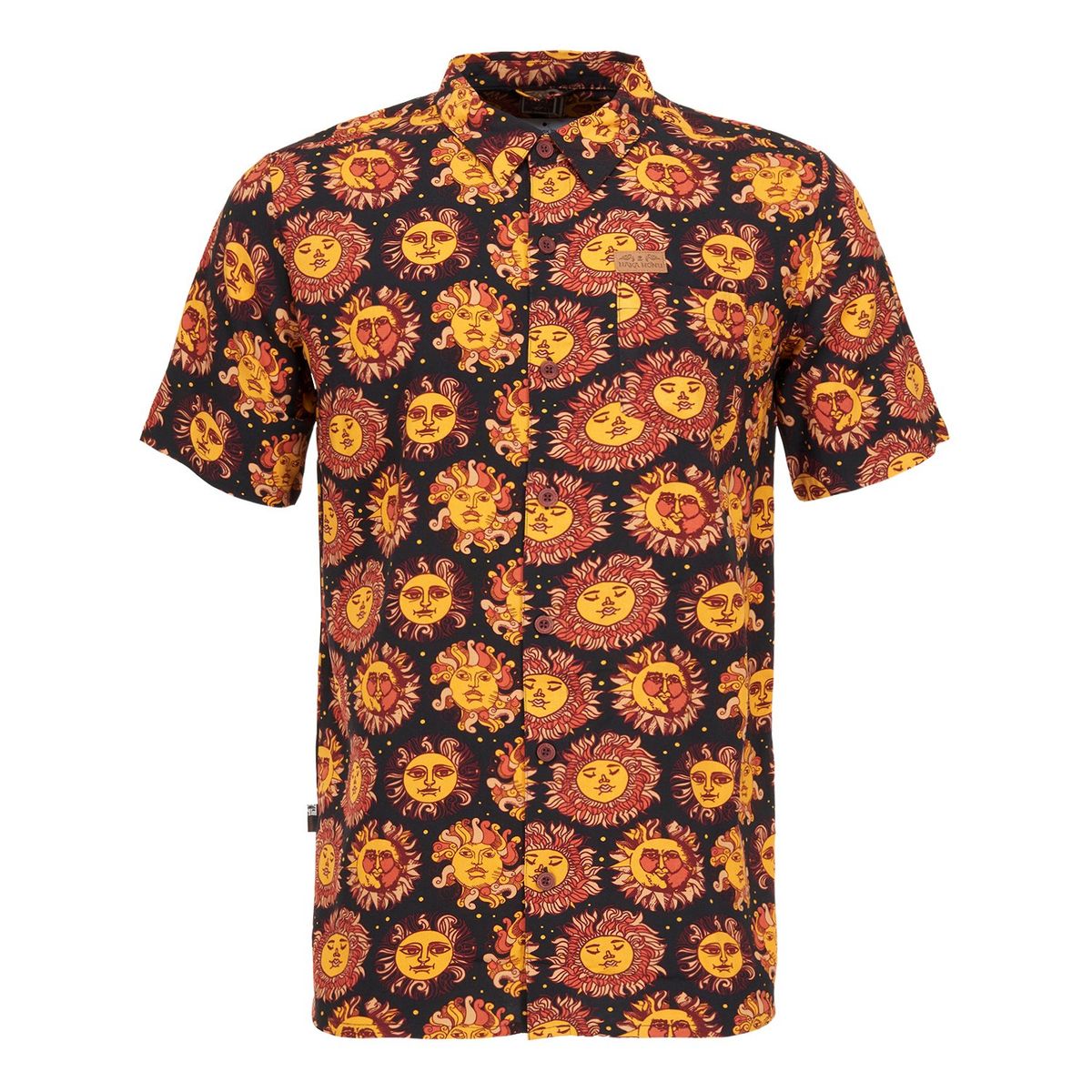 HAKA HONU - Camisa Hombre Anameizon Negro Haka Honu