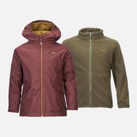 Chaqueta Niño Snowball Fusion-3 Hoody Jacket Burdeo