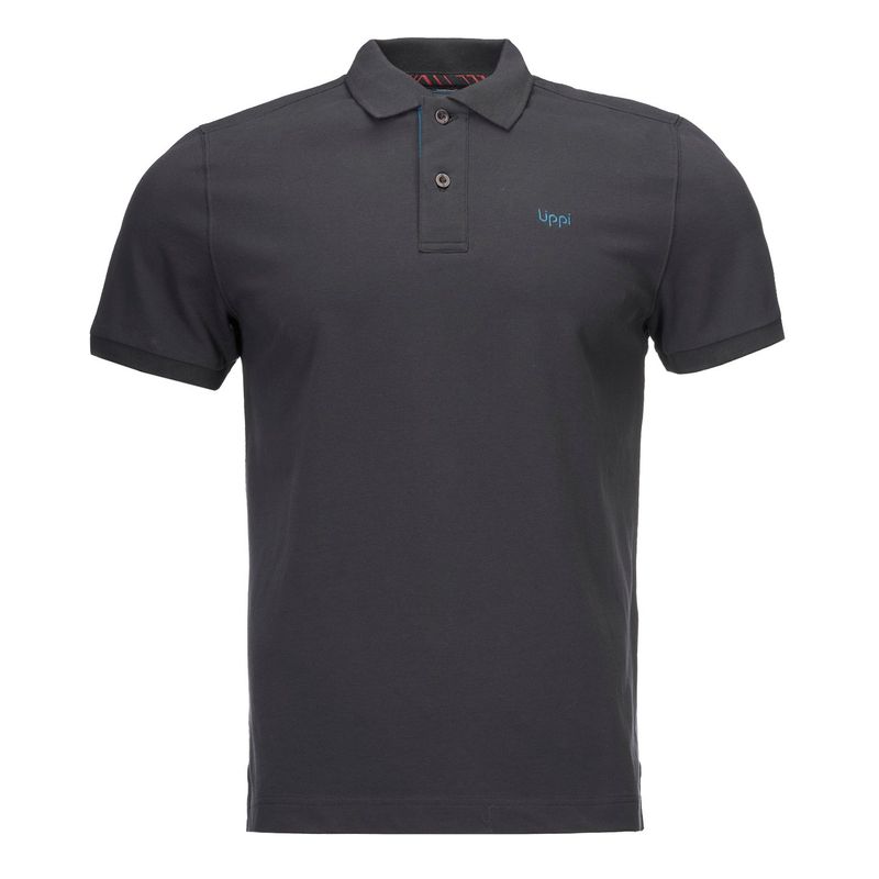 LIPPI - Polera Hombre First Class Elastic Polo Negro Lippi