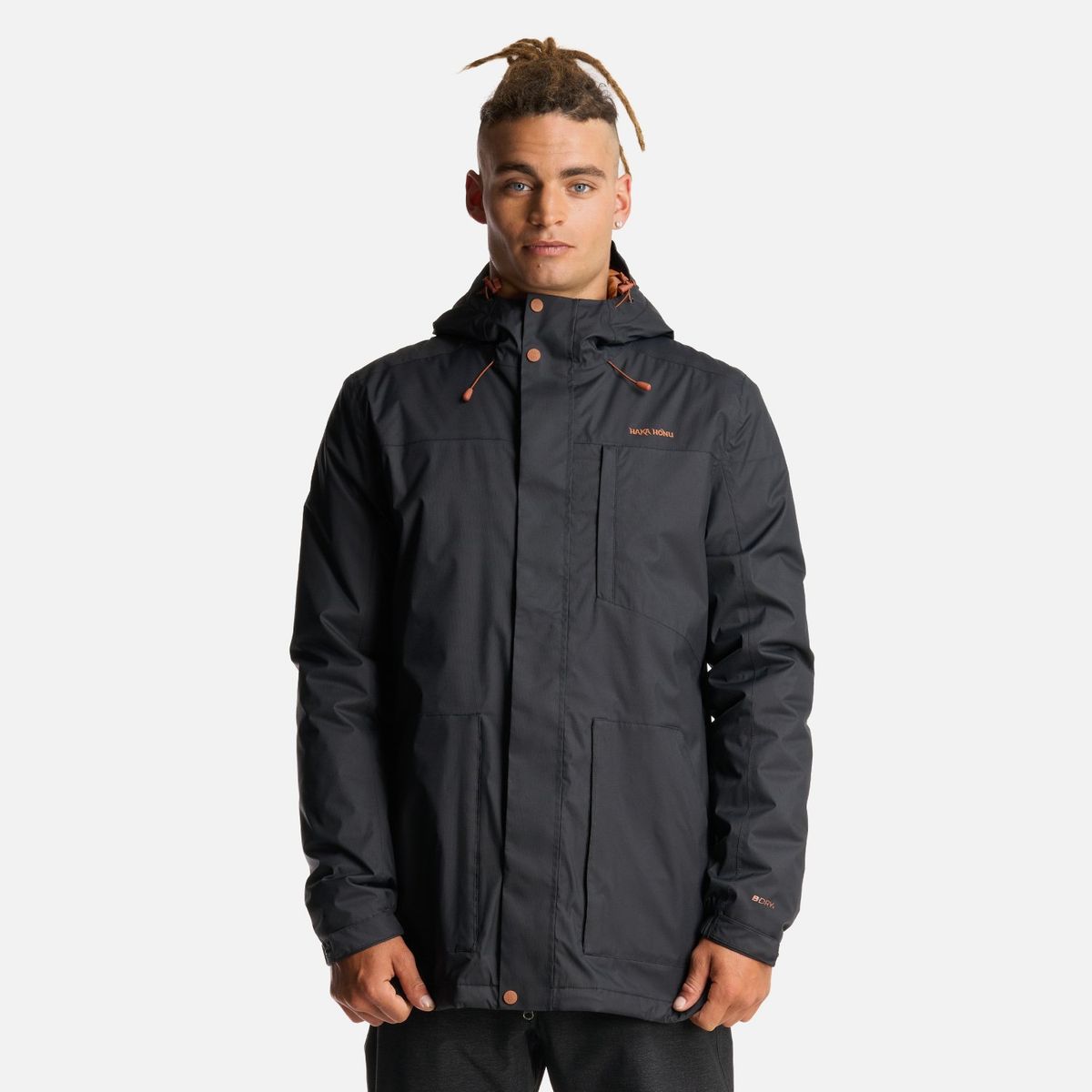 HAKA HONU - Chaqueta Hombre Terranova Negro Haka Honu