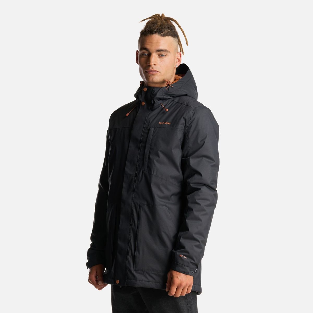 HAKA HONU - Chaqueta Hombre Terranova Negro Haka Honu