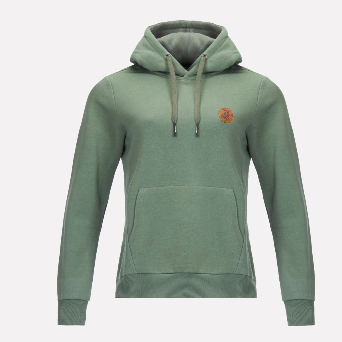 HAKA HONU - Poleron Mujer Canguro Verde Haka Honu