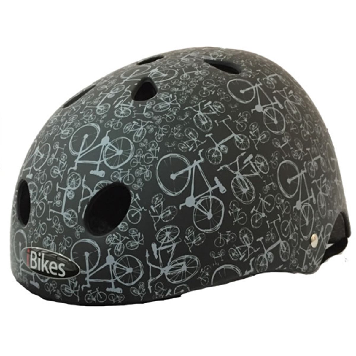 IBIKES - CASCO IBIKES BICIS SM NEGRO MATTE