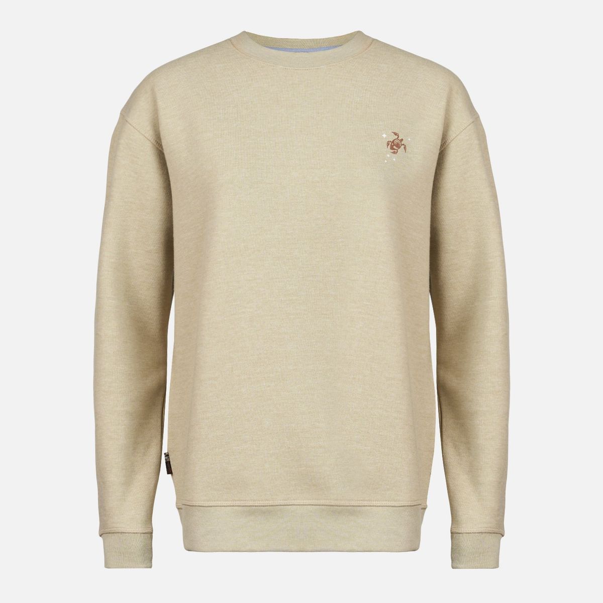 HAKA HONU - Poleron Mujer Peliculyon Beige Haka Honu