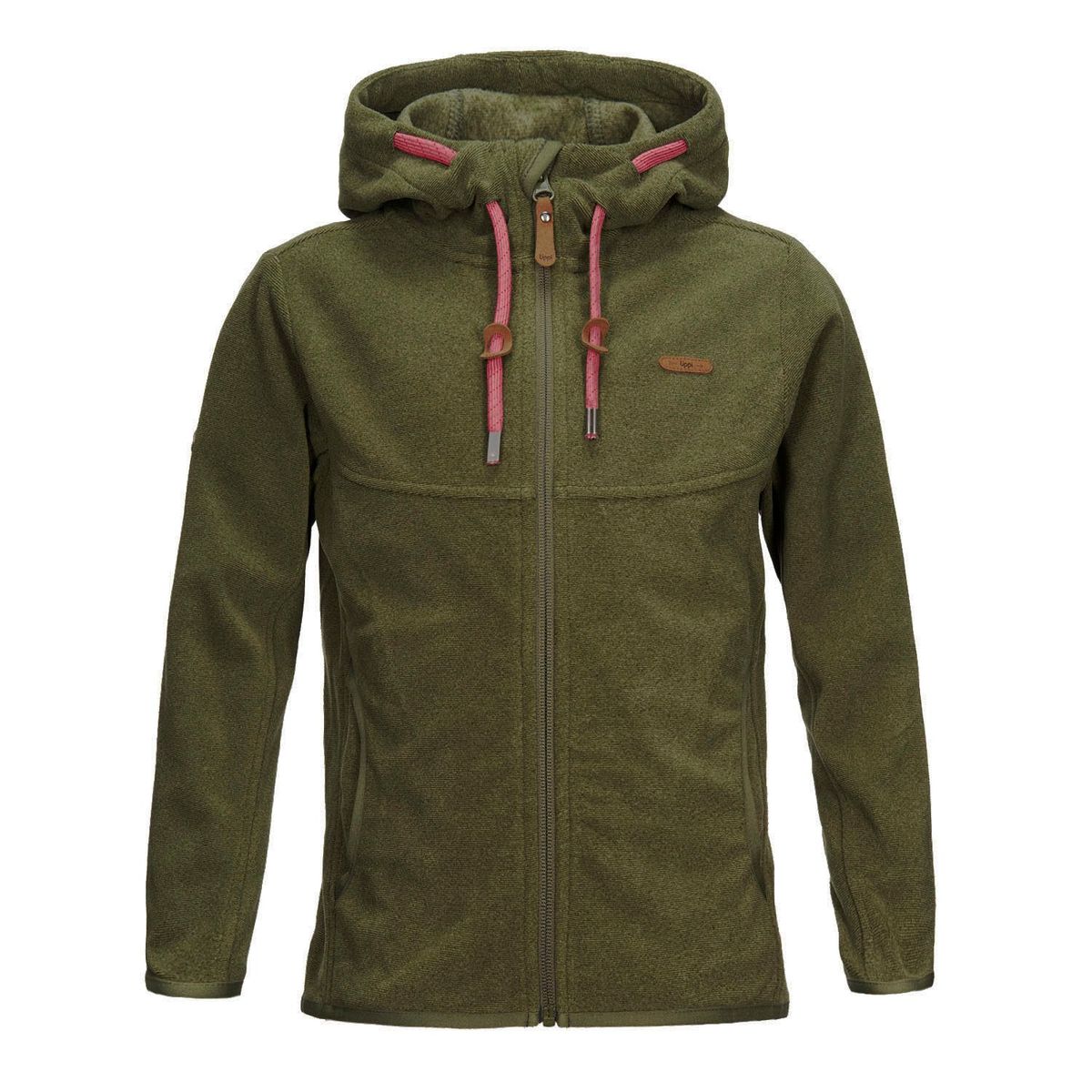 LIPPI - Poleron Niña Stripes Nano-F Full Zip Laurel Lippi